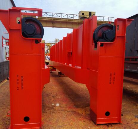 Double Girder Overhead Crane With Trolley Winch