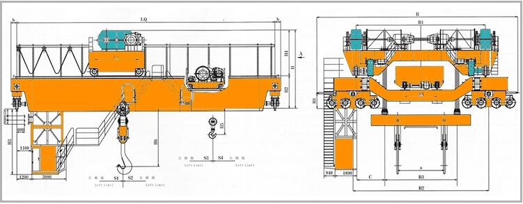 Customized Double Girder Overhead Crane