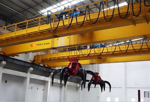 Double Girder Grab Overhead Crane