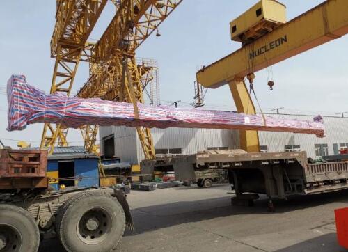 China Nucleon Deliver 50/10 Ton Double Girder Overhead Crane to Panama